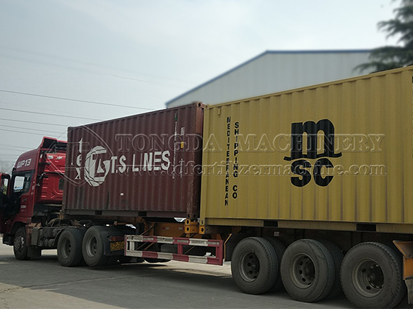 Deliver Double Roller Granulator to Myanmar