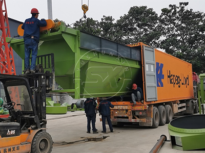 Deliver 8-10 T/H Organic Fertilizer Production Line to Turkmenistan