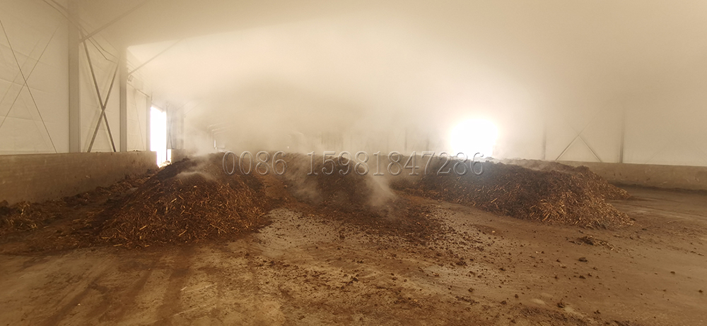 Temperature management of organic fertilizer fermentation